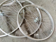 20222426寸山地自行车，前轮后轮铝合金车圈轮圈钢圈轮组