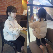 女童冬装棉服2021儿童宝宝韩版洋气时髦短款面包，服棉袄外套潮