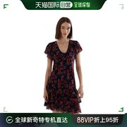 香港直邮潮奢 Lauren Ralph Lauren 女士花朵乔其纱低腰连衣裙