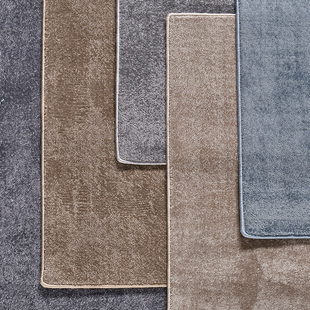 缔奢美纯色地毯客厅，进口羊毛茶几毯意式极简可定制大面积家用地毯