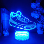 Air Jordan 3耐克乔丹周边摆件鞋架鞋柜装饰氛围灯卧室桌面小夜灯