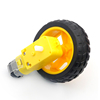 电机马达 智能小车底盘 轮胎+直流减速电机 车轮 轮子 马达70g