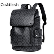 cavidkevin欧美双肩包格商务，电脑包大容量男士背包旅行书包