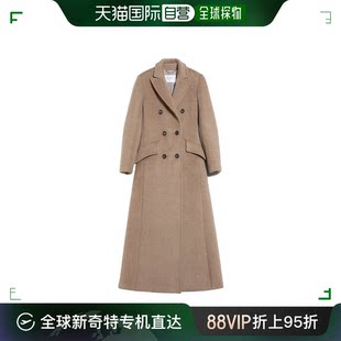 99新未使用香港直邮Max Mara 双排扣羊毛羊绒大衣 1016393606