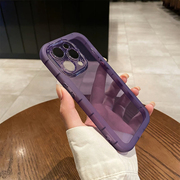 暗紫色适用苹果14pro手机壳iphone14透明13保护套12硅胶14promax全包11男女款xrxs高级感15pro防摔软壳