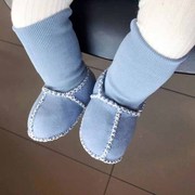 婴儿学步鞋0-1岁男女宝宝，加厚绒棉鞋软底，秋冬12个月6新生儿高筒靴