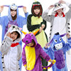 节日亲子派对卡通动物扮演恐龙，起司猫毛驴儿童，连体睡衣成人演出服