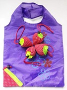 创意卡通可爱草莓收纳袋手提袋环保袋可折叠便携购物袋支持印刷og