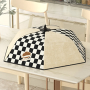 可折叠餐桌罩饭菜罩子，防尘防蝇剩菜食物，网罩子家用防尘罩伞