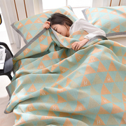 a类三层纱布毛巾被纯棉加厚双人，空调被子夏季儿童午睡盖毯沙发毯