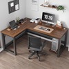转角L型办公桌简约电脑桌台式家用卧室墙角书桌拐角学习写字桌子