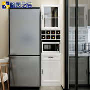 餐边柜现代简约高款餐厅柜酒柜冰箱一体多功能小户型厨房柜G-215