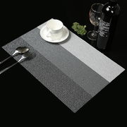 日式餐垫pvc隔热垫餐桌，垫餐布餐盘垫碗垫西餐具垫拍照欧式长方形