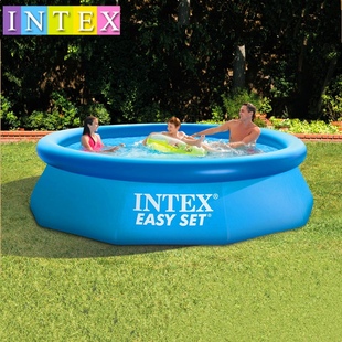 INTEX儿童充气游泳池加厚家用成人大型家庭户外戏水池超大号