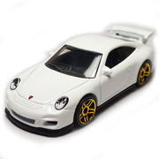 HotWheels风火轮 保时捷911印刷灯 特殊稀有白色PORSCHE 911/GT3