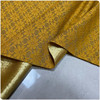 秋季姜黄色(姜黄色，)三层复合蕾丝布料旗袍，小西服连衣裙风衣套装服装面料