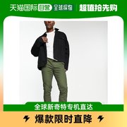 香港直邮潮奢 ASOS 男士设计紧身斜纹棉布裤(卡其色)