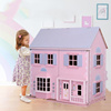 木制房子模型diy小屋别墅大型公主城堡女孩过家家拼装玩具房
