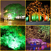 led七彩投光灯防水园林，绿化树灯景观灯庭院，照树灯户外彩色射树灯