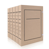 10个装文书档案盒A4新标准无酸纸a4文件收纳盒加厚可定制文书档案资料盒