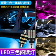 汽车货车LED室内灯阅读灯顶灯12V24V双尖灯泡车内驾驶室照明灯泡