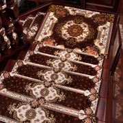 欧式楼梯踏步垫免胶自粘实木家用防滑垫子旋转可定制裁剪满铺地毯