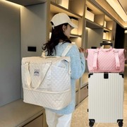 双肩包设计感小众短途旅行包待产收纳包行李包女轻便大容量手提包