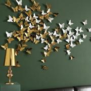 电视背景墙沙发墙面装饰品房间墙上陶瓷，蝴蝶ins墙壁创意壁饰挂件