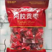 万亩园阿胶贡枣1000g休闲健康零食独立小包装山东大，红枣金丝蜜枣
