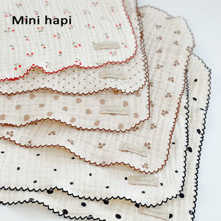 Mini hapi春夏小方巾厨房用纱布干湿清洁用具刷碗桌布家务吸水布