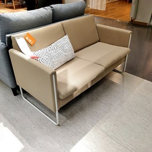 国内宜家瓦克比双人沙发简易布艺客厅可拆洗套IKEA家具