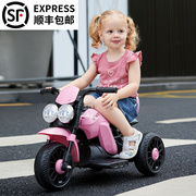 儿童电动摩托车充电可坐人玩具车1-3-4岁男女宝宝遥控童车三轮车