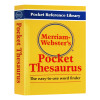 韦氏同义词反义词袖珍词典英文，原版merriam-websterspocketthesaurus英文版，字典工具书进口原版英语书籍