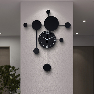 挂钟客厅家用时尚创意个性钟表现代简约装饰石英钟2024时钟