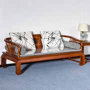 红木刺猬紫檀罗汉床新中式花梨木沙发，椅实木家具情人椅卧榻休闲椅