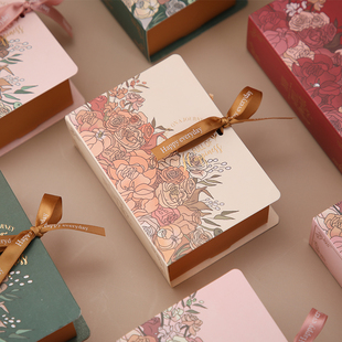 森系复古小众书本糖果盒婚礼糖盒礼物包装纸盒结婚网红喜糖盒创意