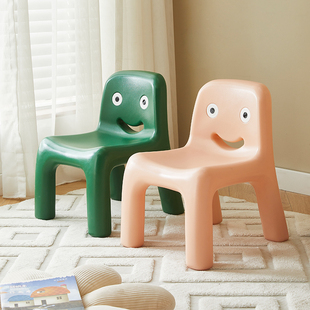 幼儿园儿童小椅子可爱卡通，板凳家用小孩，桌椅套装宝宝靠背塑料矮凳