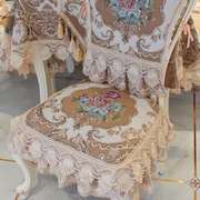 欧式餐椅垫椅子凳子坐垫高档套装四季通用防滑布艺可拆洗