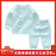 婴儿衣服秋冬毛衣针织套装线衣，新生儿初生宝宝，0-3月纯棉冬装开衫