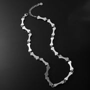英国设计师TopWhitins小众设计感小骨头项链简约个性嘻哈锁骨链欧