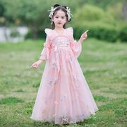 女童汉服中国风冬季夏季连衣裙女孩2023裙子古风儿童古装夏款
