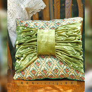原创法式复古蝴蝶结抱枕沙发靠枕玫瑰靠垫欧式百搭拍图道具氛围感
