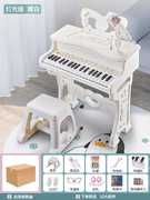 儿童钢琴玩具电子琴电钢琴，弹奏乐器话筒音乐，琴女孩3-6岁小孩