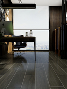 全瓷直边仿实木色，木纹砖瓷砖黑灰色，客厅卧室连锁店地板砖150900