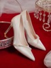 法式结婚鞋女新娘鞋，秀禾婚纱两穿高级感不累脚孕妇订婚高跟鞋