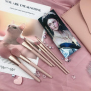 7支12支化妆刷套装，粉色少女心，好看全套初学者彩妆美妆刷工具