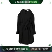 香港直邮parosh女士徽标，露肩长袖连衣裙