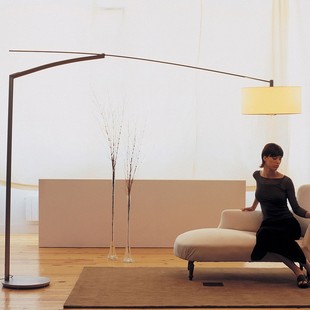 北欧落地灯简约现代客厅，钓鱼灯创意，个性时尚设计师展厅沙发落地灯