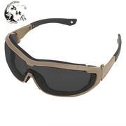 鼠式战术户外防风护目镜 搭配固定绑带眼镜 骑行防紫外线墨镜风镜