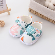 婴儿鞋春夏秋季0-1岁男女宝宝，3-6-12个月5软底，手工棉布鞋学步凉鞋